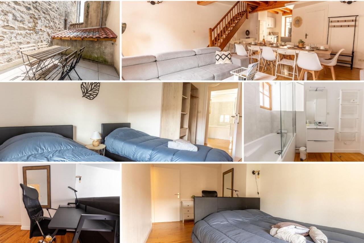 Le Double Pirou # 2 Appartements # Halte Auvergne Thiers Luaran gambar